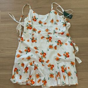 Clementine Orange Dress